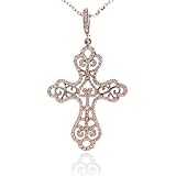 Rhonda Faber Green Diamond Cross .63ct