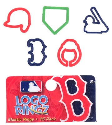 Forever Collectibles MLB Boston Red Sox Logo Band Ringz
