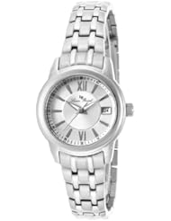 Lucien Piccard Womens LP-12750-22S Moiry Analog Display Swiss Quartz Silver Watch