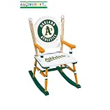 Guidecraft Oakland Athletics Children's Rocking Chair 12 Seat Height