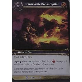 Pyroclastic Consumption - Drums of War - Rare by World of Warcraft Cards