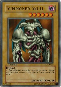 2002 Metal Raiders Unlimited MRD-3 Summoned Skull UR