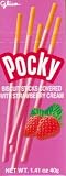 Glico - Strawberry Pocky Biscuit Sticks - 1.41 Oz - Buy 24 Get 25 Shipped!