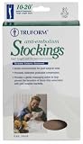 Truform Open-Toe Anti-Embolism Thigh Stockings - White