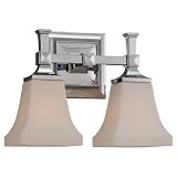 Sea Gull 44706-05 Melody 2-Light Chrome Wall Bar