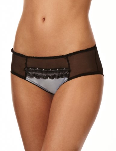 wonderbra Damen Slip, 9498 Glamour Line Shorty, Gr. 40, Silber (hellgrau 1133) Preisvergleich