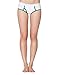 American Apparel Women's Cotton Spandex Jersey Boy Brief Size L White/Kelly
