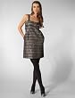 Milly Tank Cocktail Dress in Black/Gold