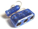 Prise multiple allume cigare 12V (multiprise triplite) - Eclairage Bleu