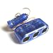 Prise multiple allume cigare 12V (multiprise triplite) - Eclairage Bleu