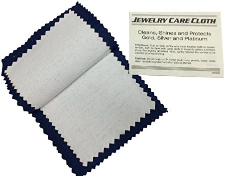Jewelry Polishing Cloth Blue/White Two-Cloth System