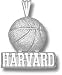 Harvard Crimson Harvard Basketball Pendant - Sterling Silver Jewelry