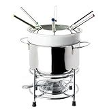 Beka Cookware Roma Multi-Use Fondue Set, Service for 6, Silver, 8x9x9.5'