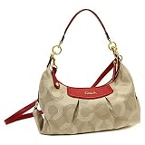 (コーチ)COACH バッグ アウトレット COACH F20031 BKHCY アシュレイドッテッドオプアート コンバーチブルショルダーバッグ カーキ/カーネリアン[並行輸入品]