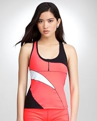 Coral Splice Colorblock Tank - BEBE SPORT