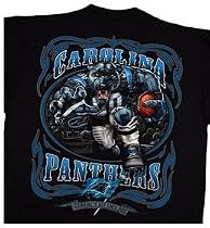 Carolina Panthers Running Back Adult Football 2-Sided T-Shirt
