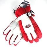 San Francisco 49ers Reebok Sideline Padded Glove - Size Large