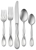 Oneida Satin Aquarius 52-Piece Flatware Set, Service for 8
