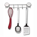 Better Houseware Magnetic Hook Rack, Stainless