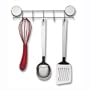 Better Houseware Magnetic Hook Rack, Stainless