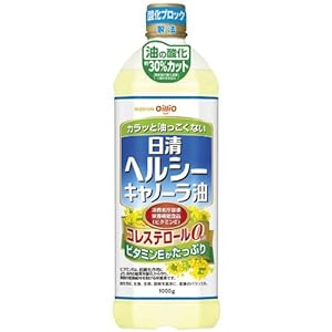【クリックで詳細表示】日清オイリオ ヘルシーキャノーラ油 栄養機能食品 1000g