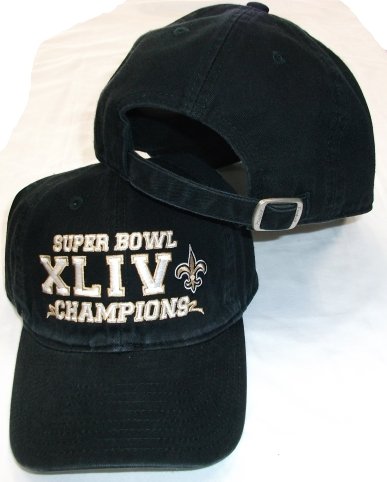 New Orleans Saints Super Bowl Champs Adjustable Buckle One Size Fits All Hat / Cap