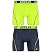 adidas Men's Sport Performance Climacool Boxer Brief Underwear (2-Pack), Semi Solar Slime/Urban Sky Urban Sky/Semi Solar Sl, Large