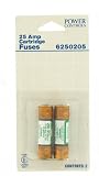 Power Control 25 Amp Cartridge Fuses (pkg 2) #6250205