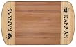 Kansas Jayhawks Bamboo Laser-Engraved Cutting Board NCAA College Athletics