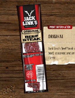 Jack Link's Original Beef Steak 24 Pack by Dried Beef