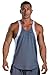Mens Athletic Dri-fit Two-tone Stringer Tank Top By Pitbull