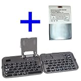 Micro Innovations Universal TKB750U Wireless Infra Red Travel Keyboard for Compaq iPAQ H3800 H3900 + 2000mAh Battery for HP Compaq iPaq 3800 , 3835 , 3850 , 3870 , 3875 PDA + Screwdriver and Installation MANUAL