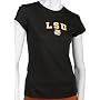 Soffe LSU Junior's Short Sleeve Tissue Tee