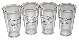 New York Yankees Set 4 Plastic Drinking Glasses