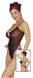 Netzbody, String-Body mit kleinem Strasskettchen, Größe M/L