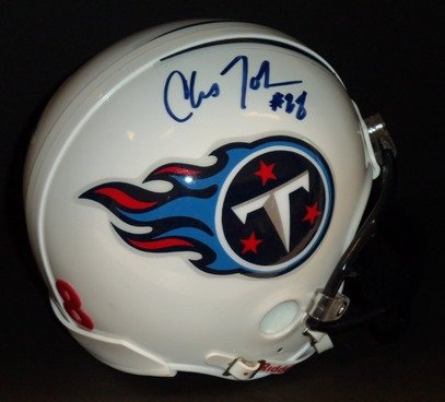 Chris Johnson Autographed Tennessee Titans Mini Helmet