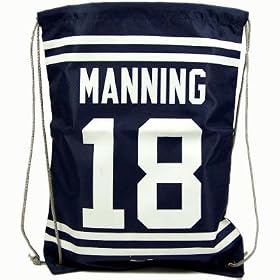 INDIANAPOLIS COLTS PEYTON MANNING DRAWSTRING BACKPACK