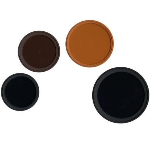 PANTRY LIDS. Reusable Plastic Tin Can Covers/Couvercles for canned food. 4 Sizes (small 3" set of 2)