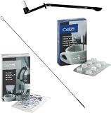 Produkt-Bild: Reinigungs-Set f&uuml;r Kaffeevollautomaten: Tabletten, Entkalker, Br&uuml;hgruppen- & Milchschlauchb&uuml;rste