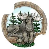 Big Sky Moose Carsters - Coasters for Your Car