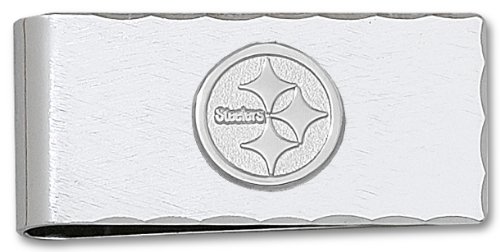 NFL Pittsburgh Steelers Plated Money Clip with Sterling Silver Logo