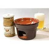 バーニャカウダポットとバーニャカウダソース付き