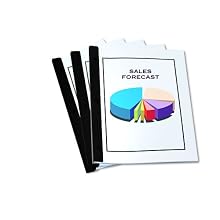 Redi-Tag Redi-Bind Binder Bars, 50-Sheet Capacity, Black, 12 Bars per Pack (13008)