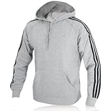 Adidas Essential 3 Stripe Hooded Top