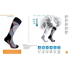 Brubeck Thermo Funktionssocken Merino Wolle Skisocken 2011 lang - 1Paar oder 2Paar bitte w�hlen (Unterw�sche, Wolle, Bodymapping, nahtlos, Skiunterw�sche, Snowboard, Silber Ionen, Profiqualit�t)
