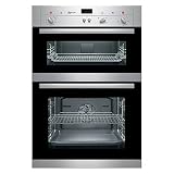 NEFF Series 1 Built in Circotherm Main oven, conventional 2nd oven with grill (Stainless steel) U12M42N0GB