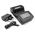 Cargador Powerex MH-C9000 "WizardOne" + Sanyo eneloop HR-3UTGA - Pilas AA (Paquete de 4) + Sanyo eneloop HR-4UTGA - Pilas AAA (Paquete de 4)