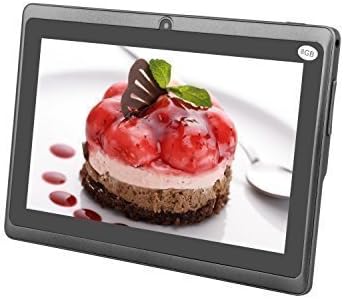 ColaPad 7" Inch Quad Core DDR3 8G 1024*600 HD Resolution Dual Camera Android 4.4 KitKat 5 Point Capactive Touchscreen Google Play Pre-loaded 3D-Game Supported External 3G Dongle Tablet PC Black