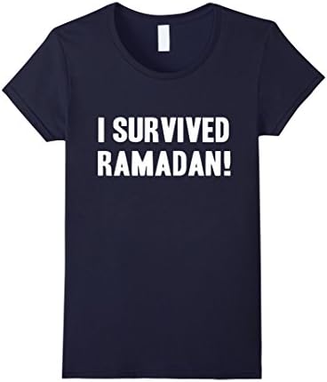 Women's I SURVIVED RAMADAN T-shirt  Small Navy
