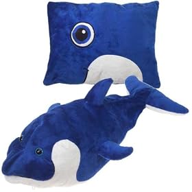Fiesta 19 Dolphin Peek-A-Boo Plush Transforming Pillow by Fiesta